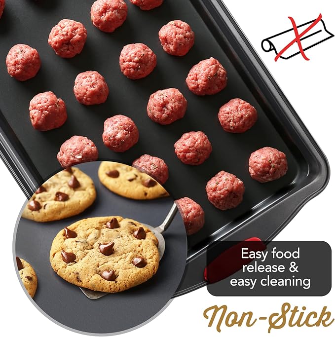 Baking Pan Set, 15 Piece Premium Baking Set, Nonstick Bakeware Sets BPA Free - Image 5