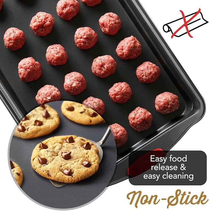 Baking Sheet Set, 3-Piece Cookie Sheet Set - Image 4