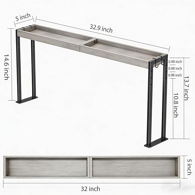 Spice Rack Shelf for Kitchen Stove, Over The Stove Shelf - Image 2