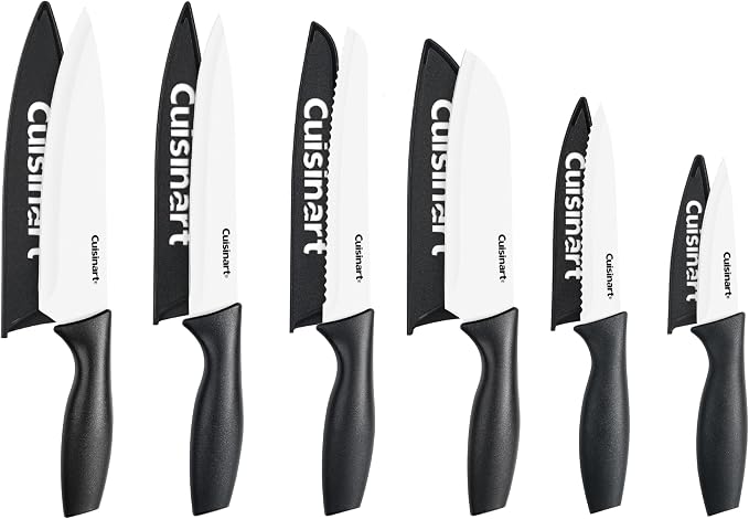 Cuisinart Knife Set, Lightweight, Stainless Steel, Durable & Dishwasher Safe by Cuisinart