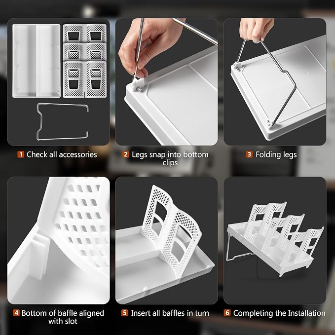 6-Slot Paper Cup and Lid Holder, Disposable Coffee Cup Dispenser, Upright Paper - Image 7