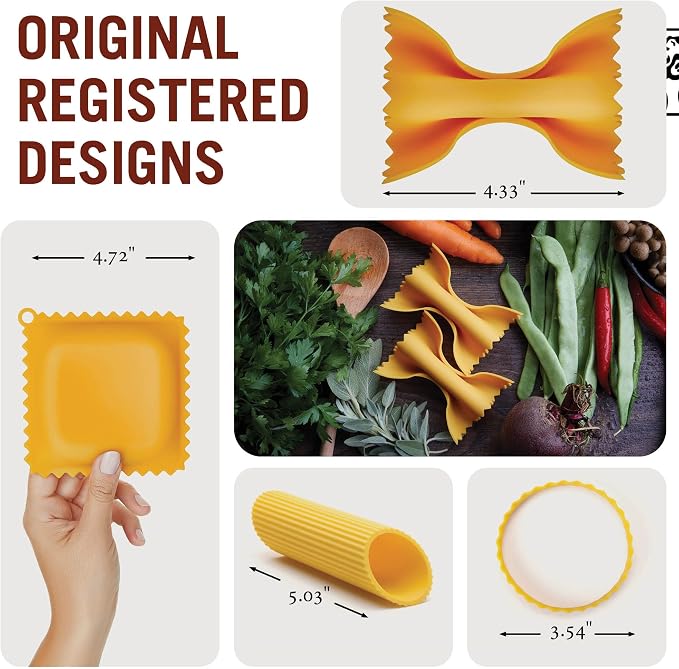 Pasta Grande - Fun Pasta Shaped Silicone Kitchen Tools in a Gift Box / 4 of our - Image 7