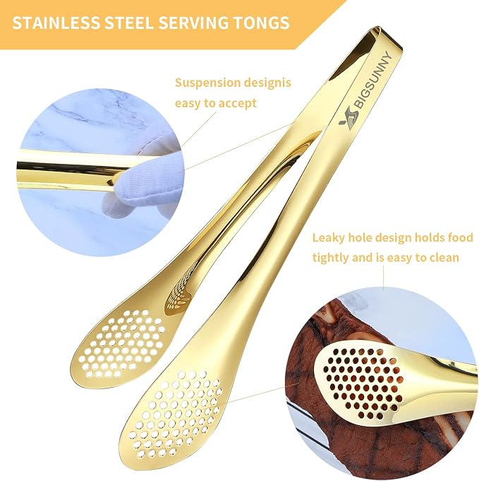 MSY BIGSUNNY Stainless Steel Buffet Tongs - Image 3