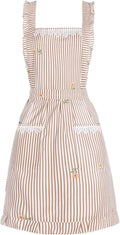 Funny Aprons for Women with Pockets, Kitchen Cooking Grilling Bbq Cute Chef by Aoomzoon