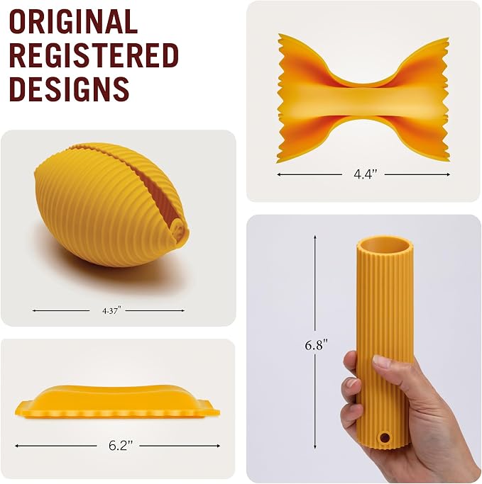 Monkey Business Silicone Kitchen Tools in Gift Box/ 4 Big Pasta shaped kitchen - Image 6