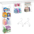 4-Tier Hanging Laundry Room Organizer: Foldable Wire Shelf Basket by Sonyabecca