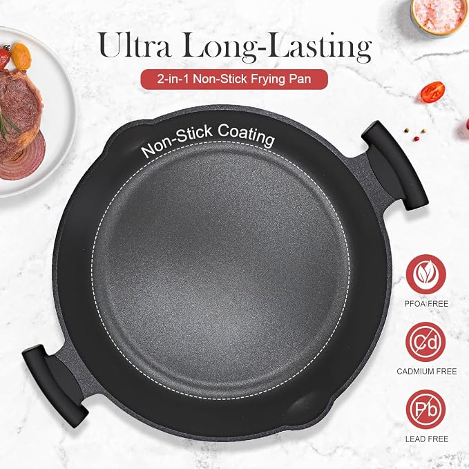AIKENBBKK Frying Pan Skillet Nonstick - Image 5