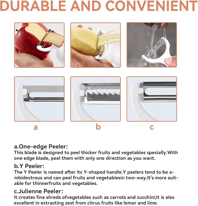 2-in-1 Electric Peeler | Auto Blade - Image 4