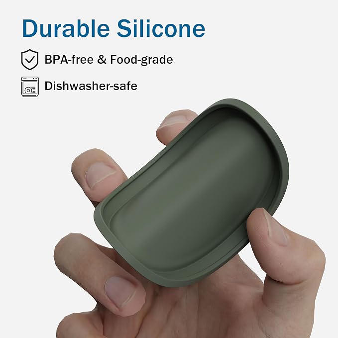 OHMO 2 Pack Pet Food Can Lids, Silicone Pet Food Can Lids Covers - Image 3