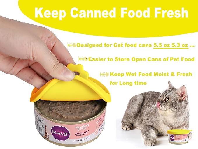 Comtim Cat Food Can Covers Lids - Image 5