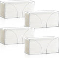 4Pack Clear Paper Towel Dispenser Countertop Acrylic Paper Towel Holder by AFOROEOA