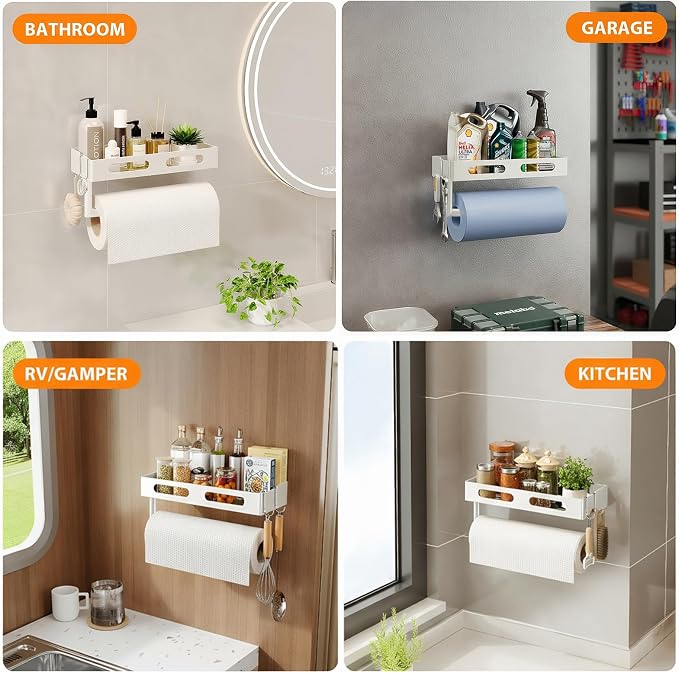 Paper Towel Holder Wall Mount for Kitchen, Paper Towel Holder - Image 3