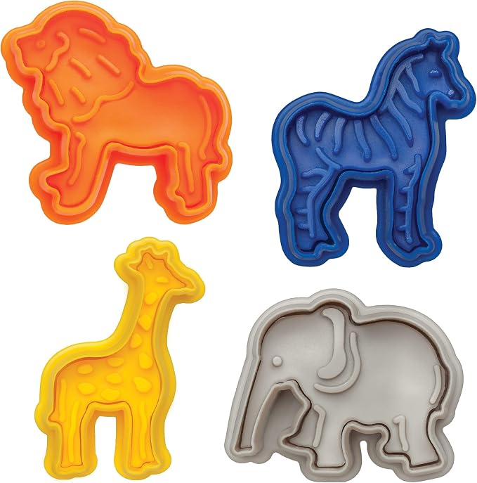 Mrs. Anderson's Baking Animal Cracker Cookie Cutters, Spring-Action Embossing by MrsAndersonsBaking