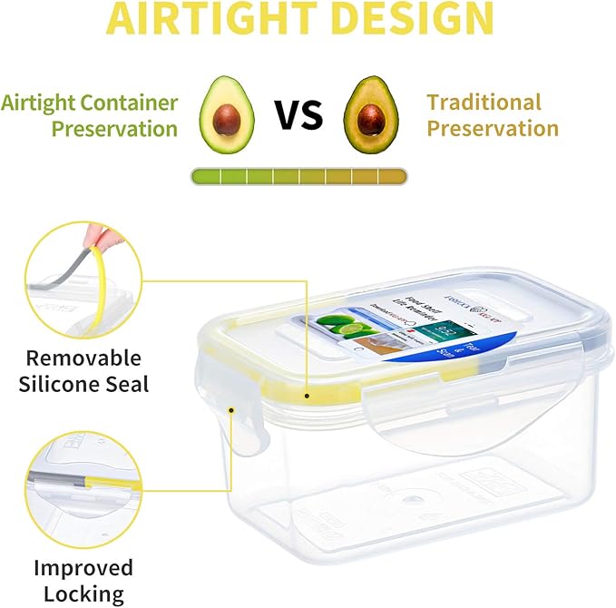 KIGI Small Plastic Food Storage Container Set - Image 3