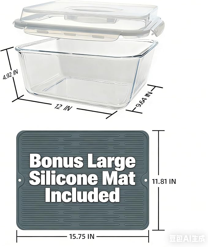 Extra Large Glass Storage Containers - Image 3