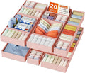 DIMJ Drawer Organizer Clothes, 20 Pack Dresser Organizer, Foldable Closet by DiMJ
