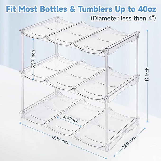 Stackable Water Bottle Organizer - Image 5