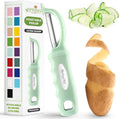 Spring Chef Premium Swivel Vegetable Peeler, Comfortable Handle and Ultra Sharp by SpringChef