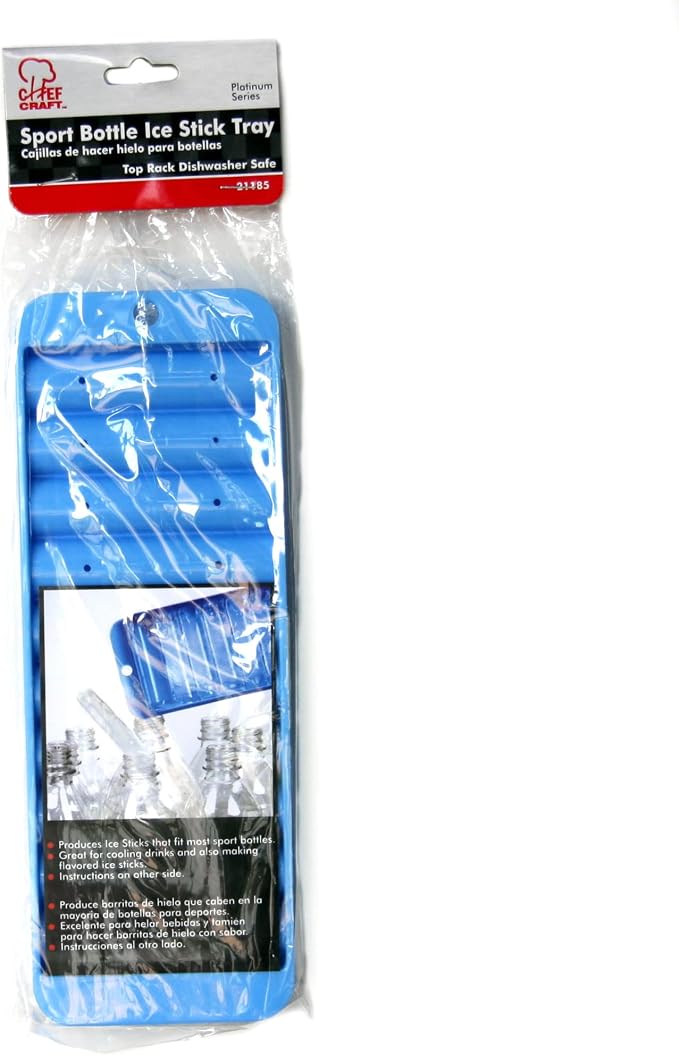 Chef Craft Select Plastic Sports Bottle Ice Cube Tray, 10 Ice Sticks 9.5 inches - Image 2