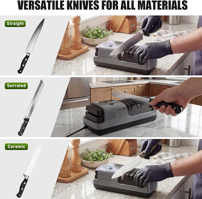 5-in-1 Electric Knife Sharpener - Image 3