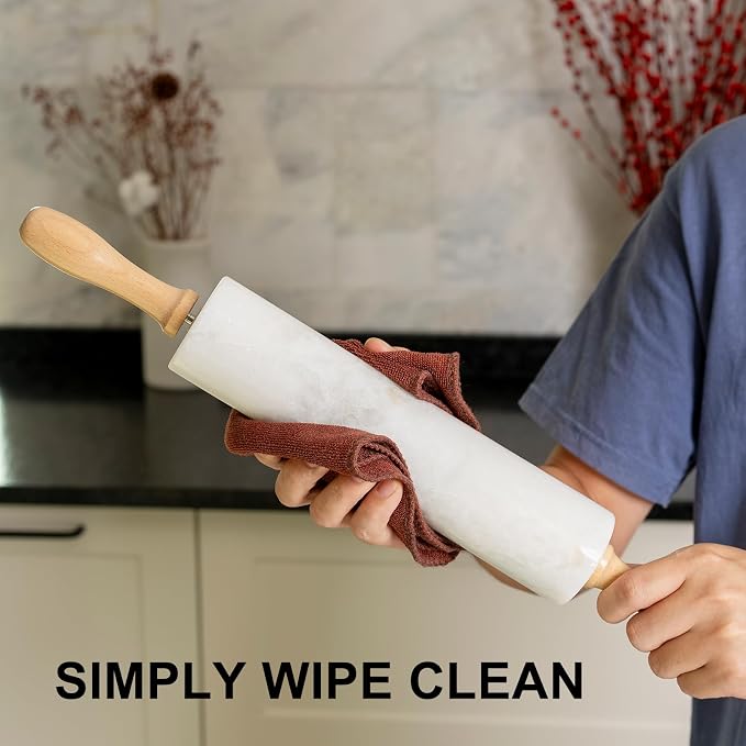 Koville White Marble Rolling Pin - Image 6