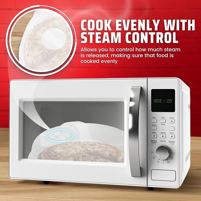 Flexzion 10.5 Inch Microwave Splatter Cover - Image 5