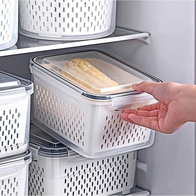 3Pack Fridge Food Storage Container Set - Image 2