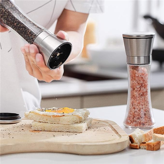 Elegant Pepper and Salt Grinder Set of 2, Best Spice Mill - Image 6