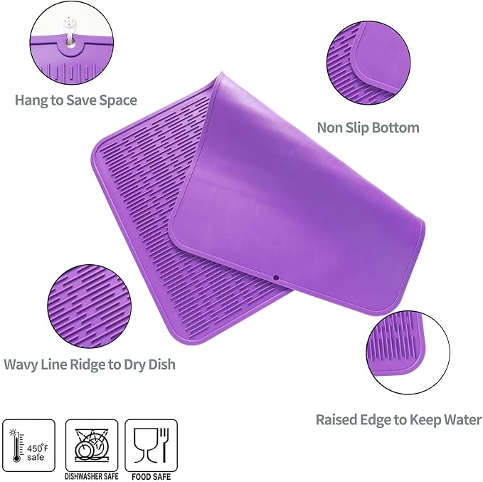 MicoYang Silicone Dish Drying Mat - Image 3