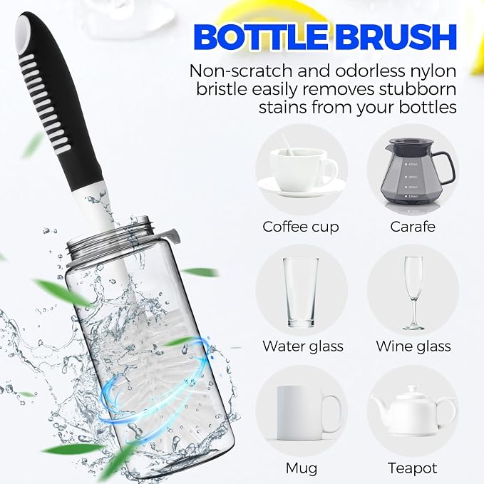 Holikme 6 Pack Dish Brush Set - Image 4