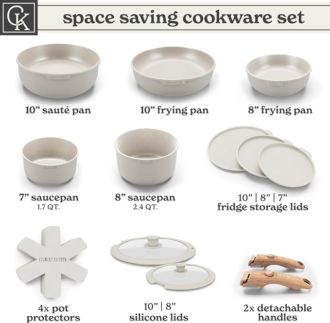 Country Kitchen Cookware Set - Image 3