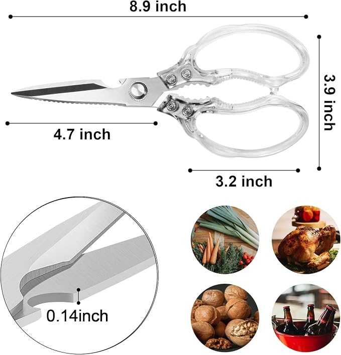 CGBE Kitchen Scissors, Heavy Duty Food Scissors - Image 3