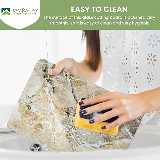 JAMBALAY Tempered Glass Cutting Board - Image 6