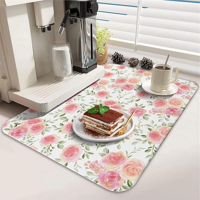 Dish Drying Mat for Kitchen Counter 2 Pack - Image 3
