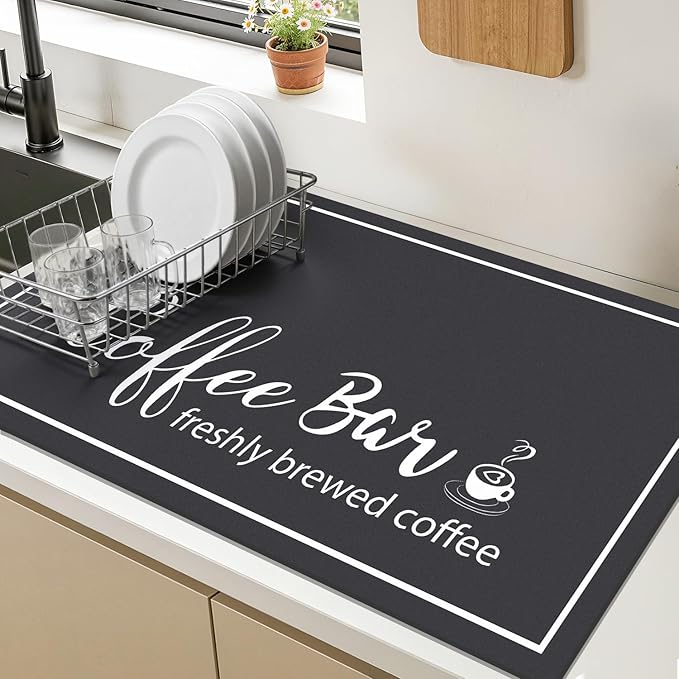 Findosom Dish Drying Mat, Cuttable Drying Mat - Image 9
