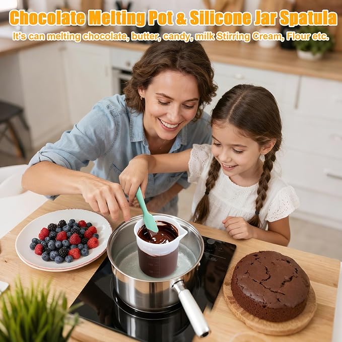 Palksky Silicone Chocolate Melting Cup Set - Image 2
