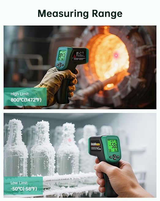 ERICKHILL Infrared Thermometer Gun, Dual Mode IR Laser Thermometer - Image 6