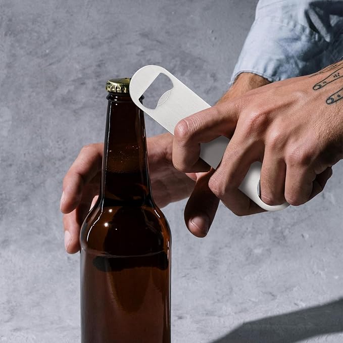 100 Pack Flat Beer Bottle Opener 7 inch Stainless Steel Flat Bottle Opener Beer - Image 6
