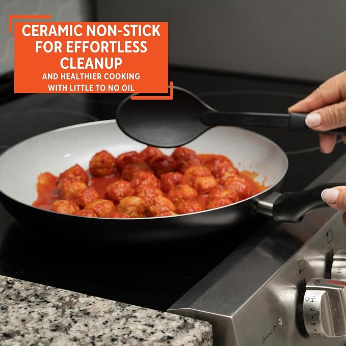 IMUSA 12" Premier Ceramic Nonstick Fry Pan - Image 4