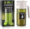 2-IN-1 500ml/17oz Light-Blocking Dark Oil Sprayer by Gelibo
