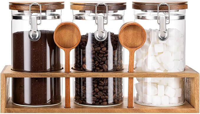 Yangbaga Glass Sugar Coffee Canister by Hanber