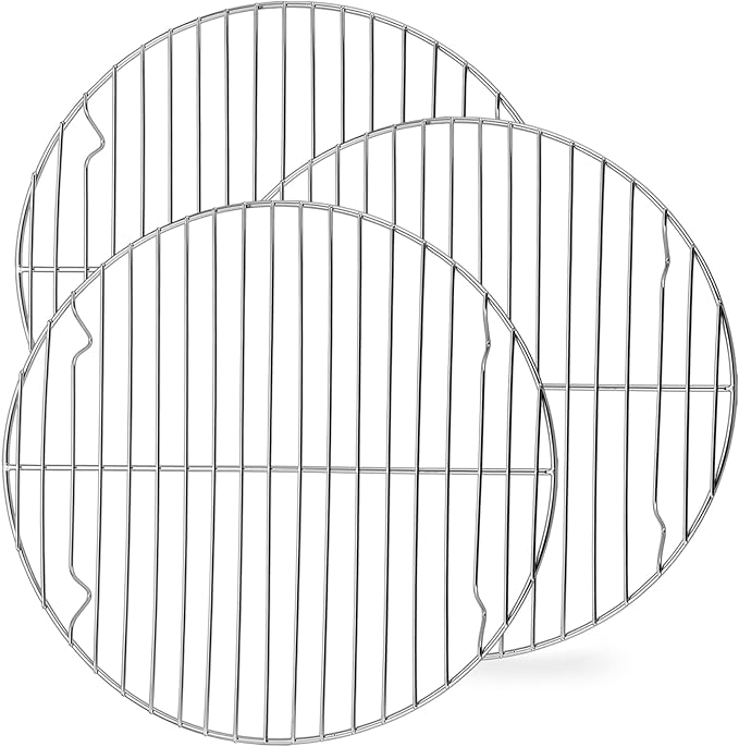 P&P CHEF Round Cooking Rack, Fits Air Fryer/Stockpot/Pressure Cooker/Round Cake by PPCHEF
