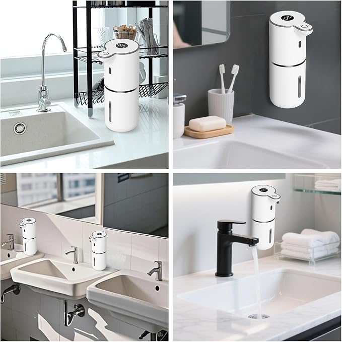OHIFAST Automatic Liquid Soap Dispenser Touchless, USB Rechargeable Smart Hand - Image 7