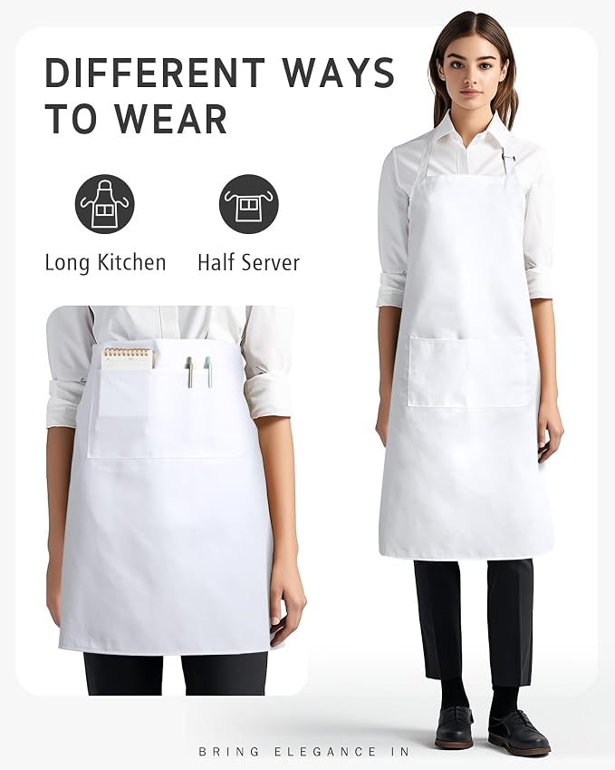 Syntus Chef Apron for Men Women Kitchen Cooking Apron - Image 5