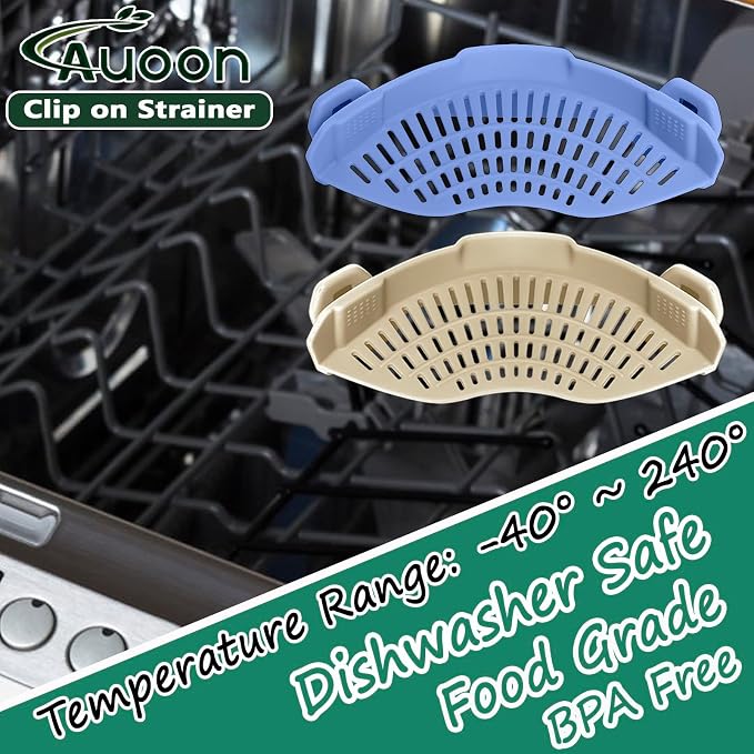 AUOON Clip on Strainer for Pots and Pans - Image 2