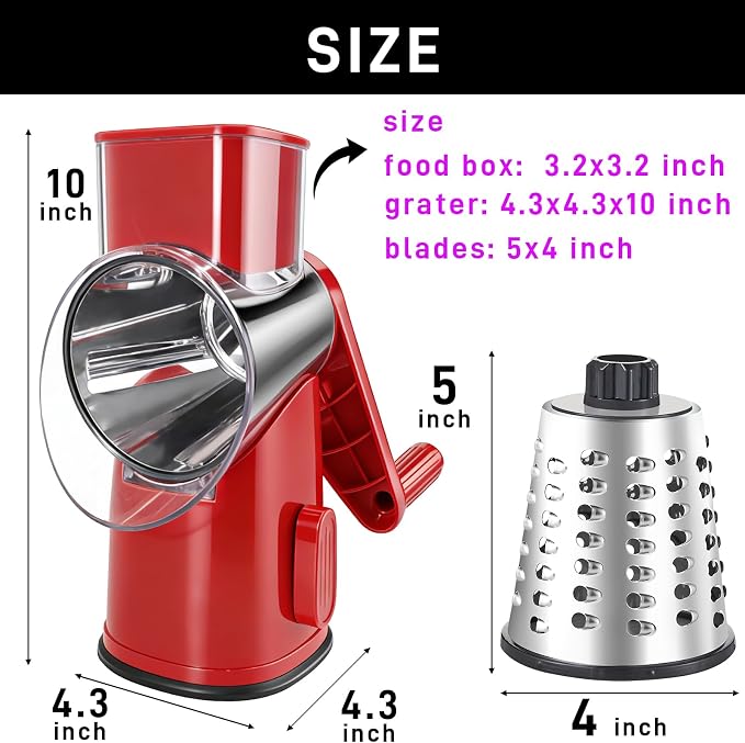 Weltonhm Rotary Cheese Grater - Image 9