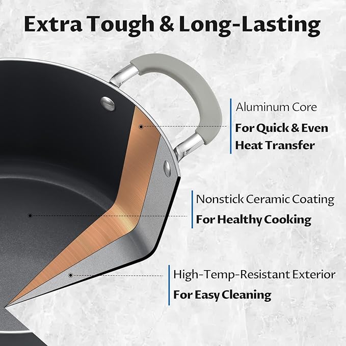 12 Quart Nonstick Stock Pot - Image 6