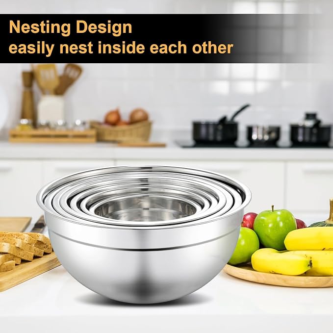 Hunnycook 7 Piece Mixing Bowls - Image 7