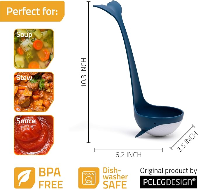 Peleg Design Souper Tail Soup Ladle - Image 3