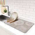 LuxStep Dish Drying Mat Super Absorbent Kitchen Counter Mat Rubber Backing by LuxStep
